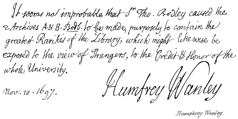 Humphrey Wanley de English School