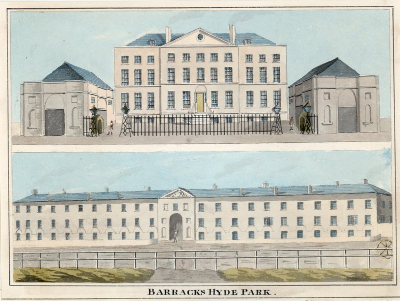 Hyde Park Barracks, Londres (wc no papel) de English School