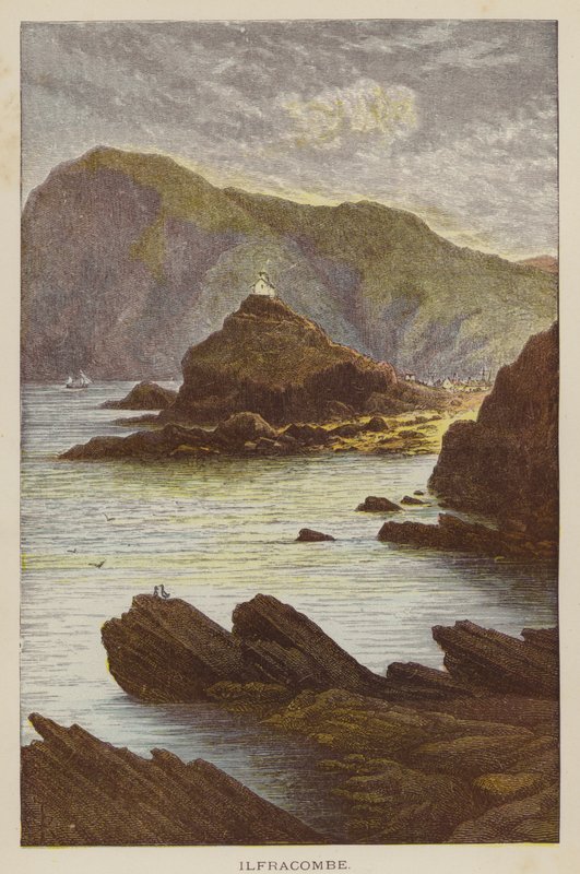 Ilfracombe (gravura colorida) de English School