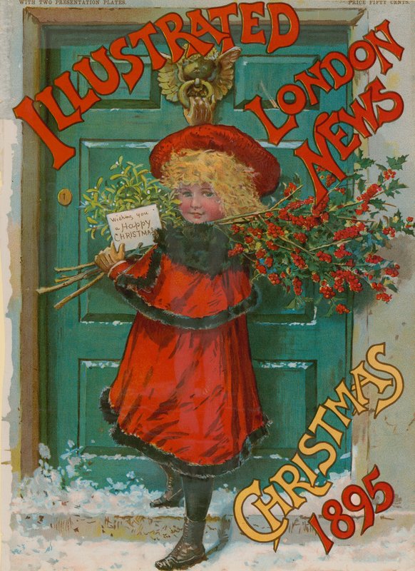 Ilustrado London News, edição de Natal, 1895 de English School