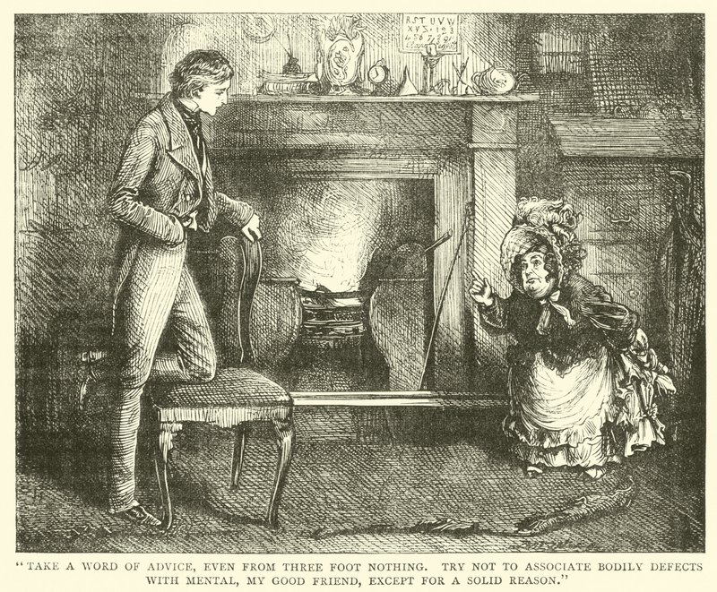 Ilustração para David Copperfield (gravura) de English School