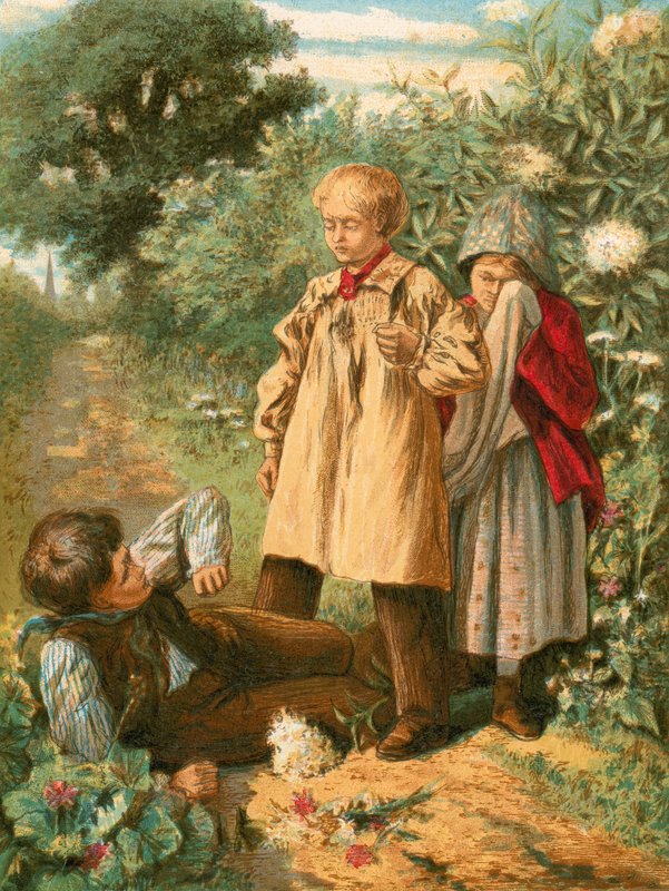 Ilustração para elegia de Gray de English School