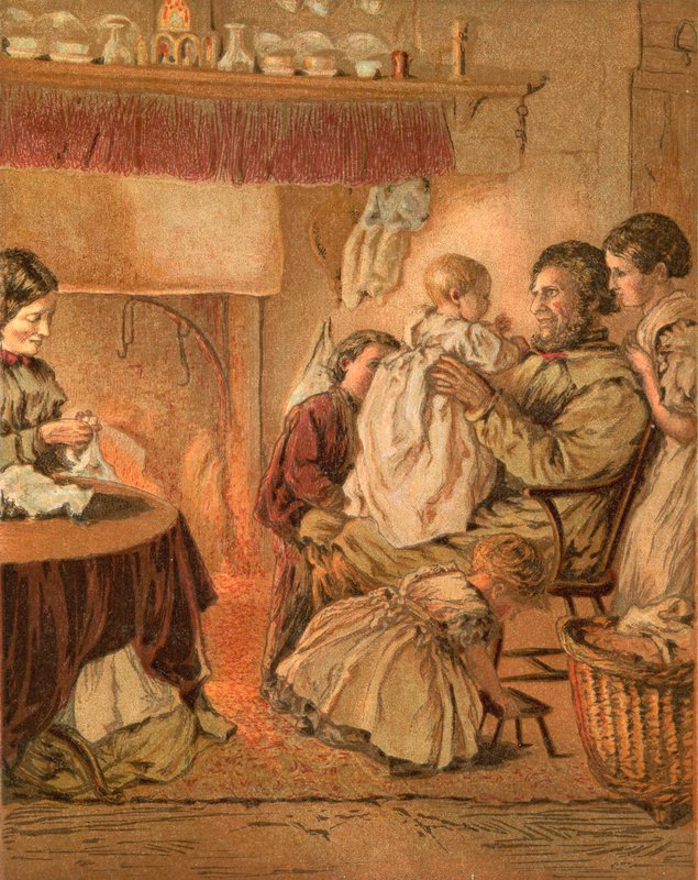 Ilustração para elegia de Gray de English School