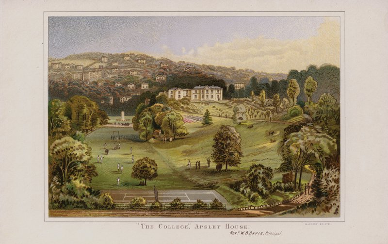 Ilustração para o Guia de Torquay (cromolito) de English School