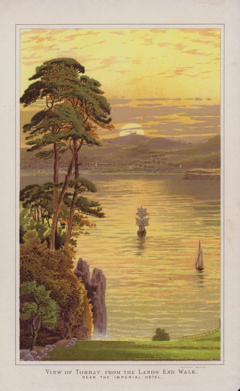Ilustração para o guia de Torquay de English School