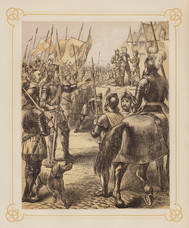 Ilustração para a Guerra Santa de John Bunyan (litografia) de English School