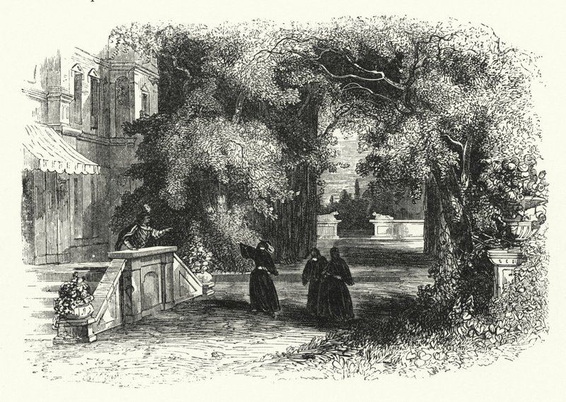 Ilustração para a ópera de Mozart Don Giovanni (gravura) de English School