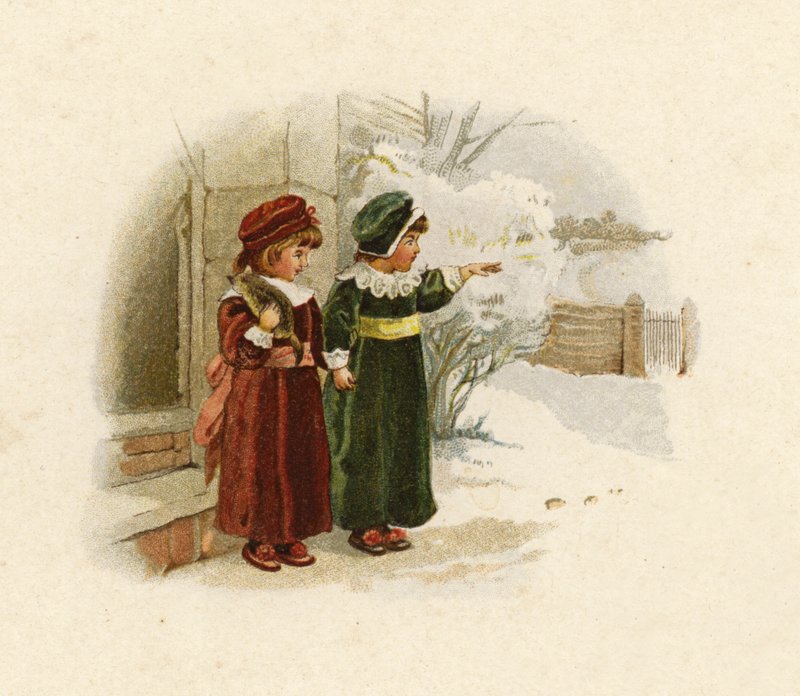 Ilustração para a vinda do pai Natal de English School