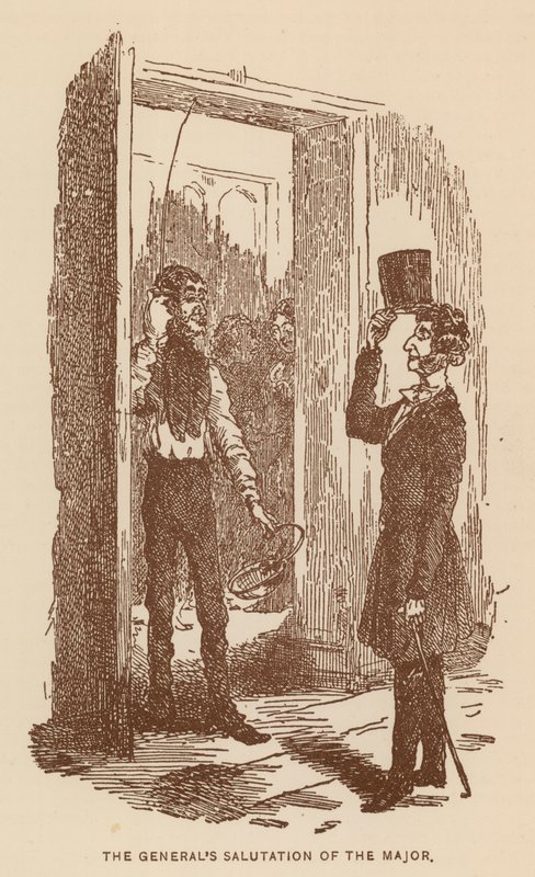 Ilustração para "The History of Pendennis" de Thackeray (litografia) de English School