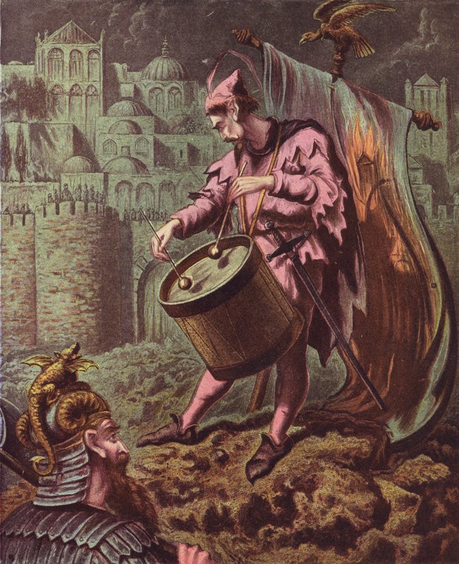 Ilustração para A Guerra Santa de John Bunyan (litografia a cores) de English School