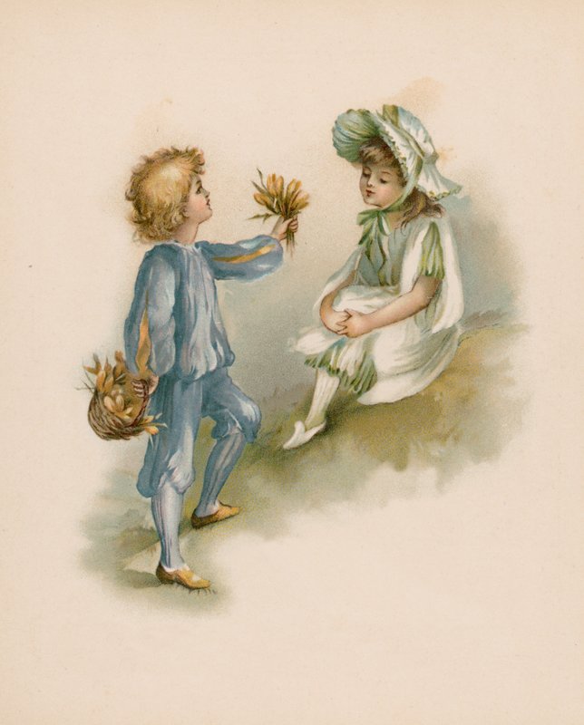 Ilustração para A linguagem das flores (cromolitografia) de English School