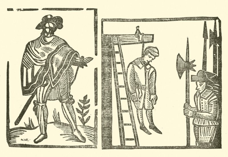Ilustração para The Roxburghe Ballads de English School