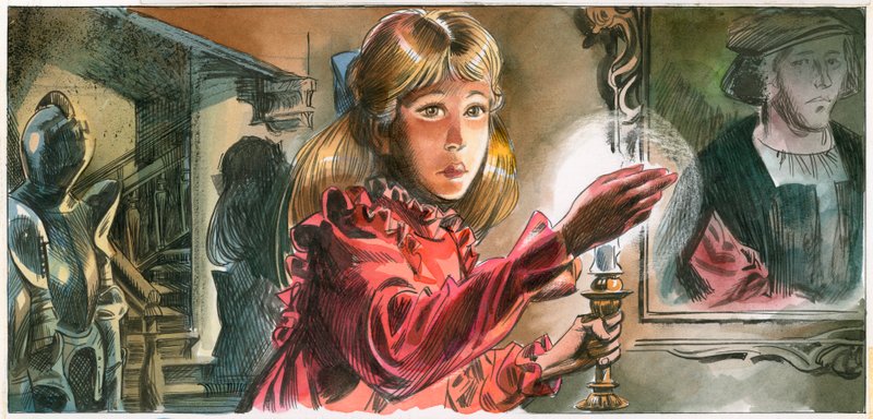 Ilustração para o jardim secreto de English School