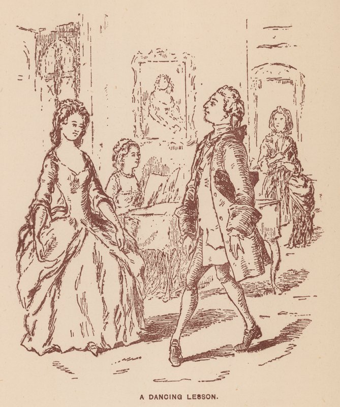 Ilustração para The Virginians by Thackeray (litho) de English School
