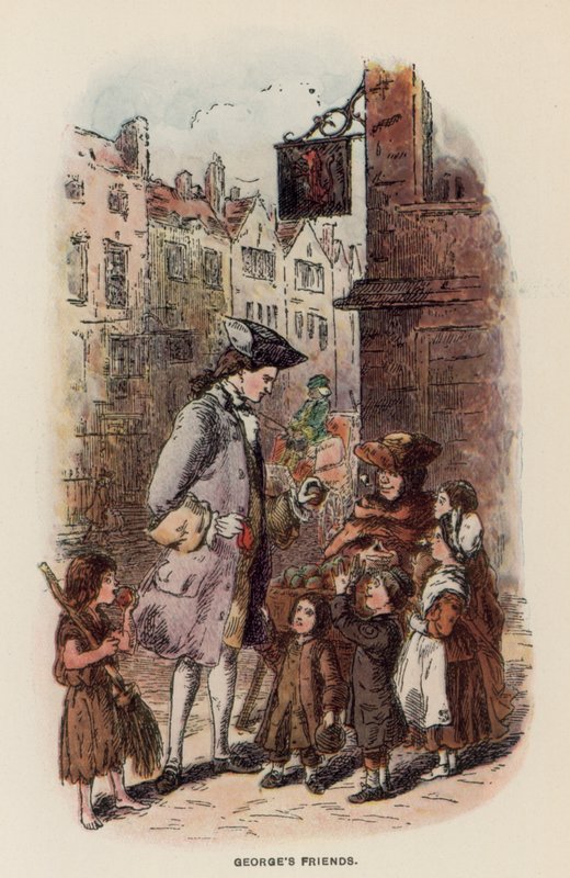 Ilustração para os virginianos por Thackeray de English School