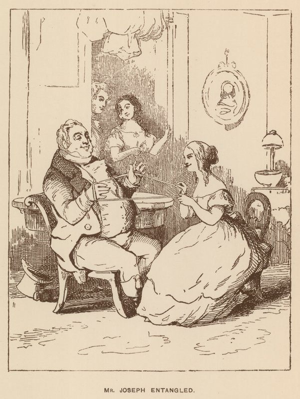 Ilustração para a Vanity Fair de Thackeray (litho) de English School