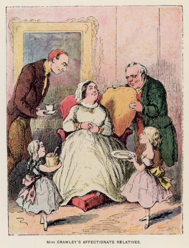 Ilustração para Vanity Fair por Thackeray de English School