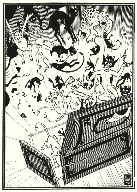 Ilustração para As Aventuras do Barão de Munchausen (gravura) de English School