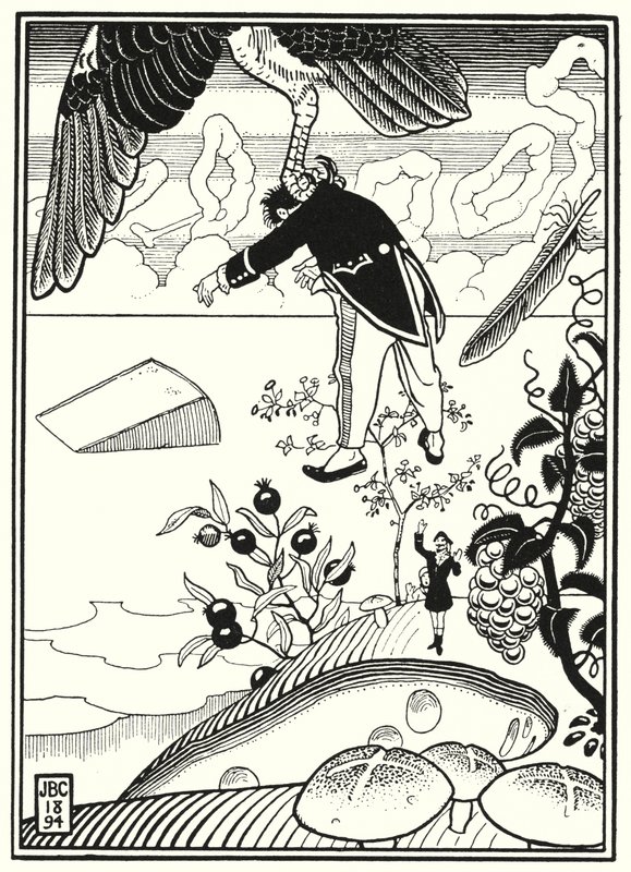 Ilustração para As Aventuras do Barão de Munchausen (gravura) de English School