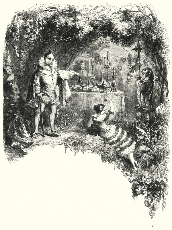 Ilustração para o ballet, Le Diable boiteux, ou O Diabo em Dois Palitos (gravura) de English School
