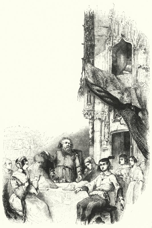 Ilustração para a ópera La Juive de Fromental Halevy (gravura) de English School