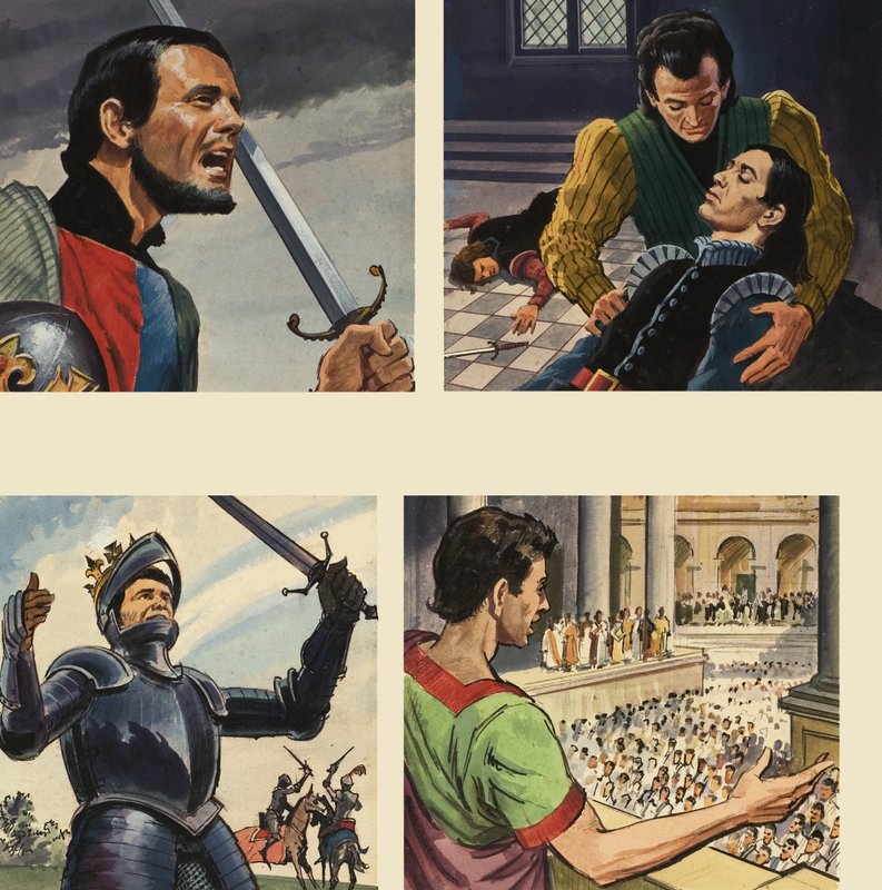 Imagens de Shakespeare de English School