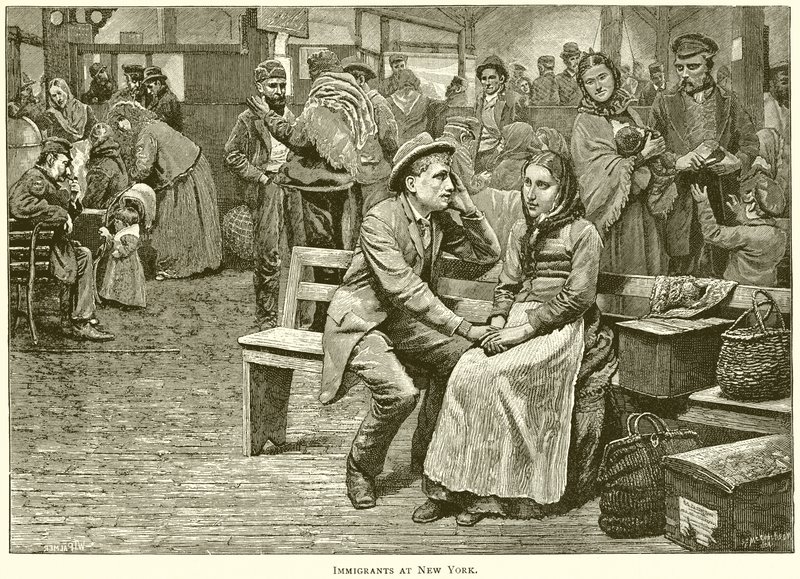 Imigrantes em Nova York de English School