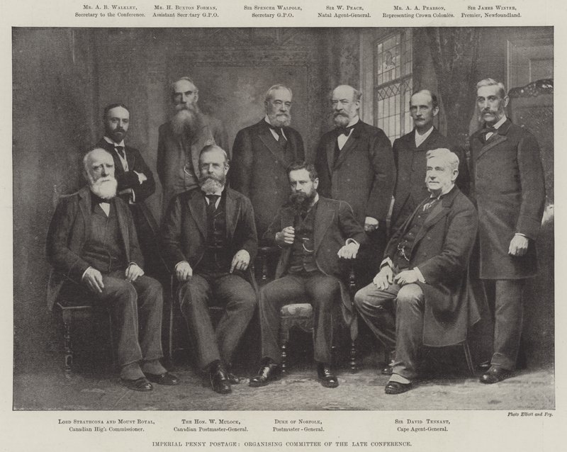 Imperial Penny Postage, Comitê Organizador da Conferência tardia (gravação) de English School