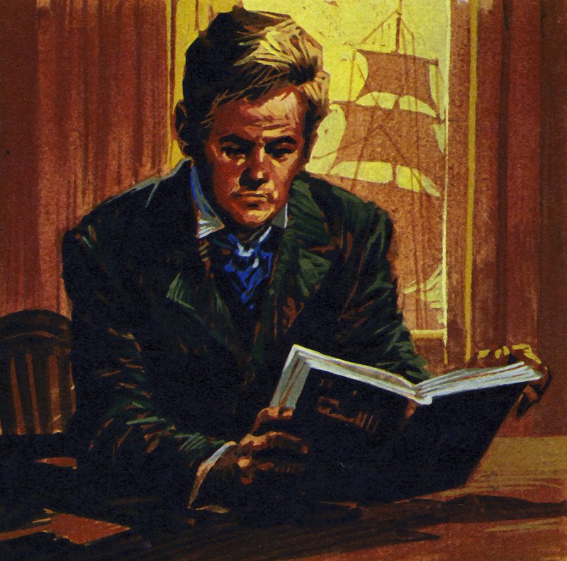 Na Inglaterra, Conrad começou a aprender inglês lendo Shakespeare de English School
