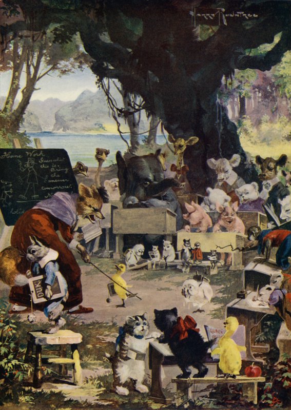 Na Escola (cor litho) de English School