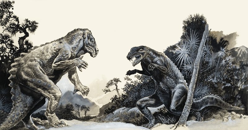 Em busca de dinossauros de English School