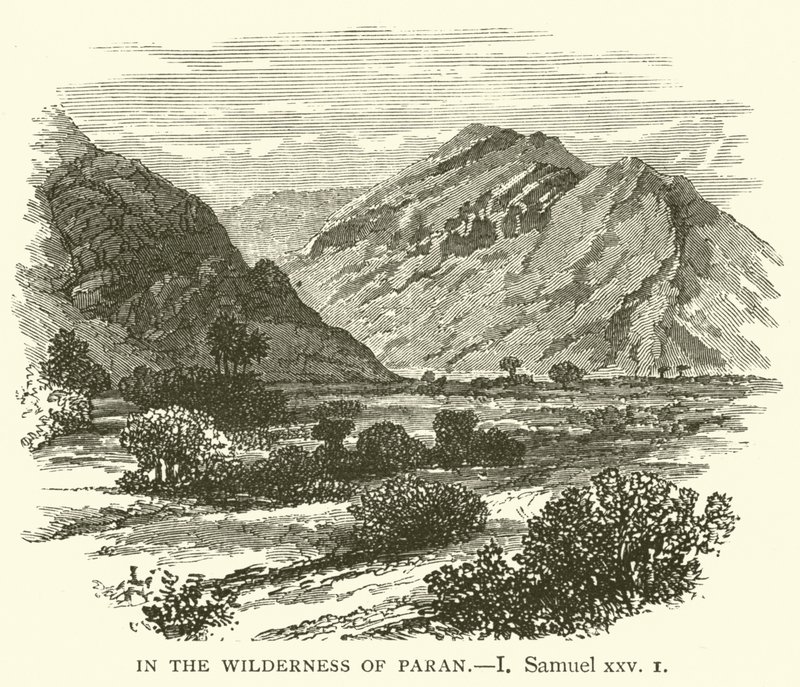 No deserto de Paran, I, Samuel, xxv de English School