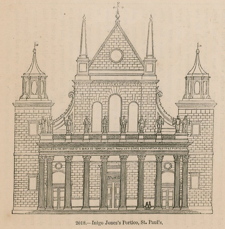 Inigo Joness Portico, Catedral de São Paulo, Londres de English School