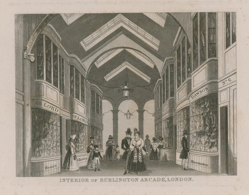 Interior, de, burlington, arcada de English School