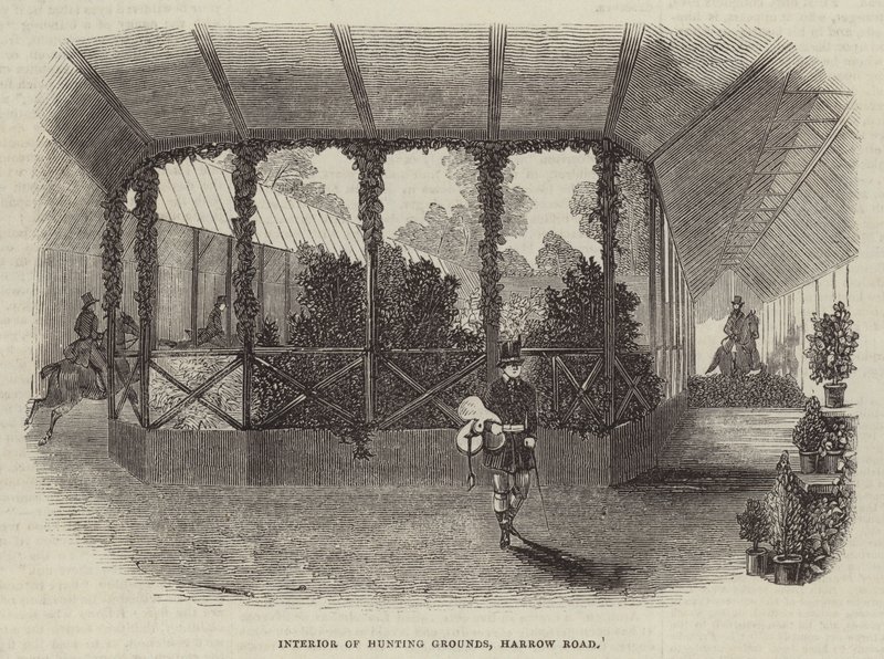 Interior do terreno de caça, Harrow Road de English School
