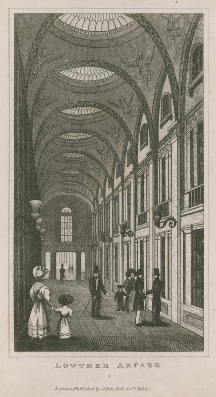Interior da Lowther Arcade de English School