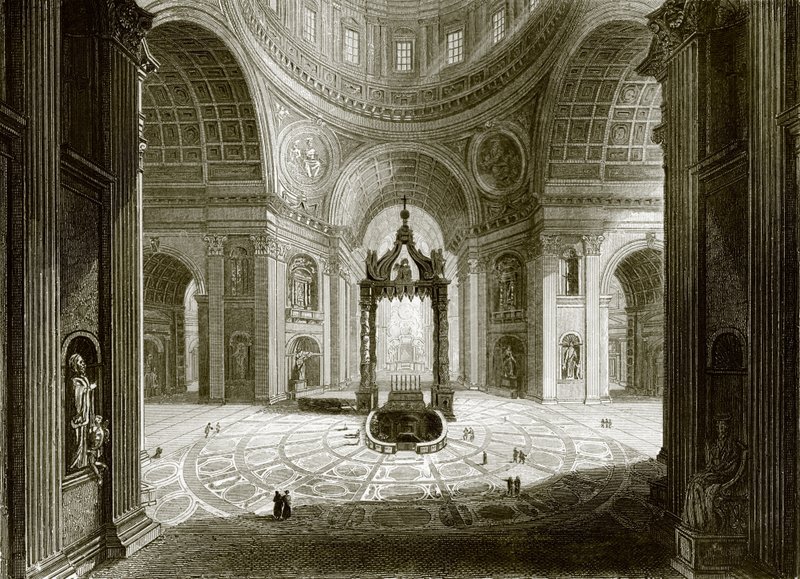 Interior da Roma de São Pedro de English School