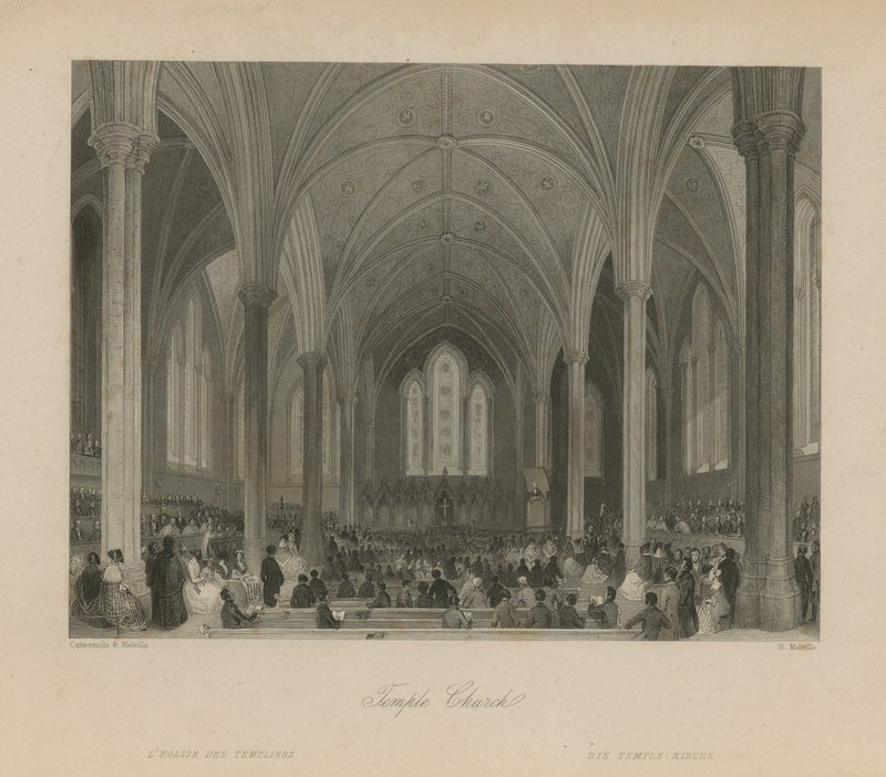 Interior da igreja do templo de English School