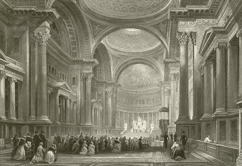 Interior da Madeleine - Paris de English School