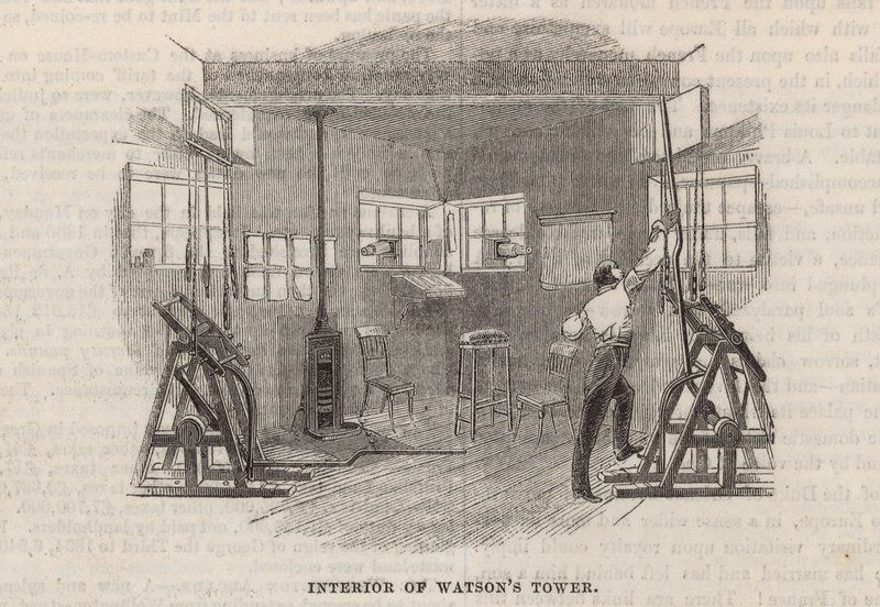 Interior da Torre Watson de English School