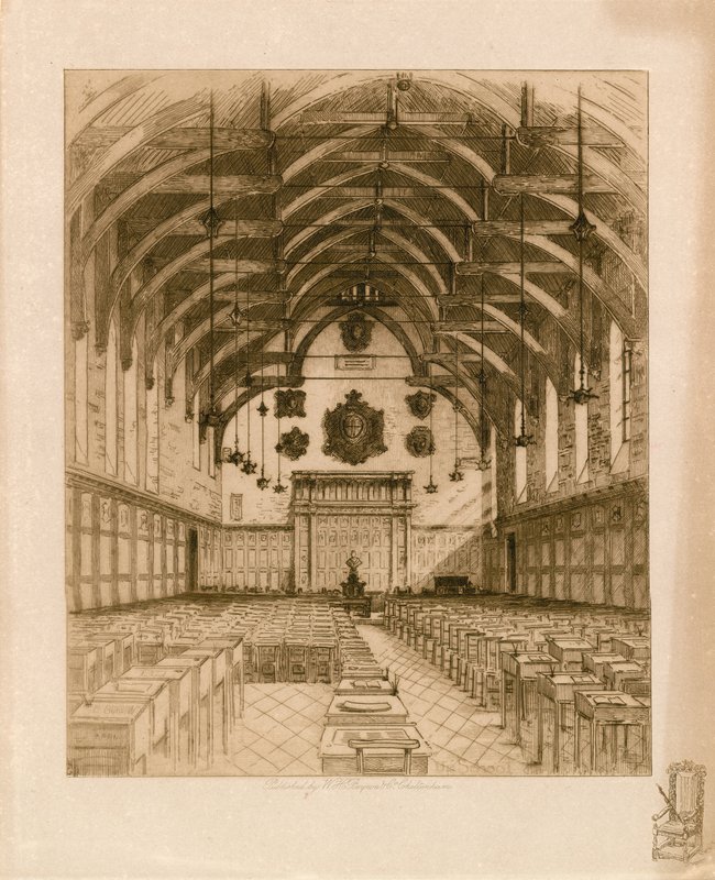 Interior da Escola de Westminster de English School