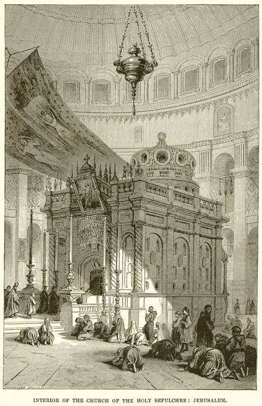 Interior da Igreja do Santo Sepulcro: Jerusalém de English School