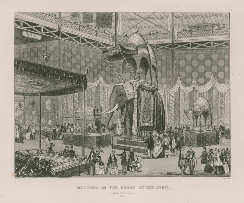 Interior da Grande Exposição, 1851, Departamento Indígena de English School