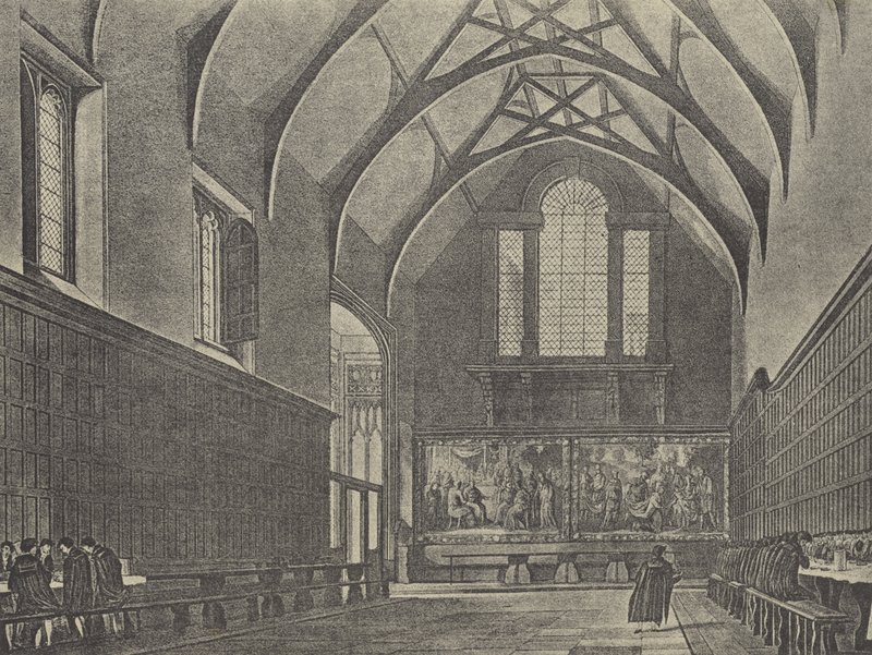 Interior do Salão, 1816 (gravura) de English School