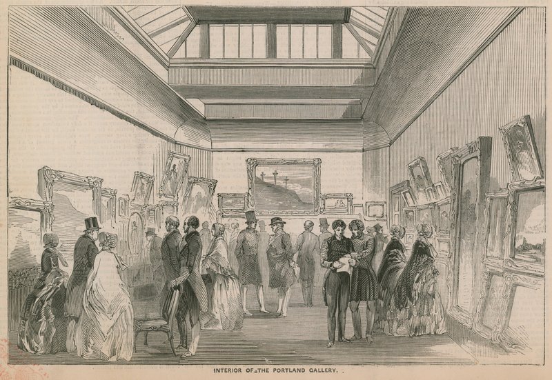 Interior da Galeria de Portland de English School