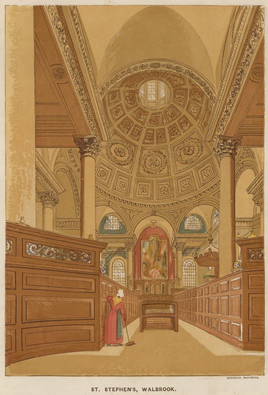 Vista interior, de, st, stephens, igreja de English School