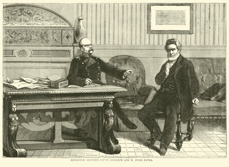 Entrevista entre o conde Bismarck e M Jules Favre, setembro de 1870 de English School