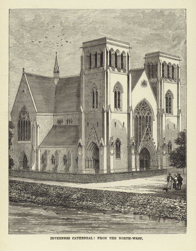 Catedral de Inverness, do Noroeste de English School