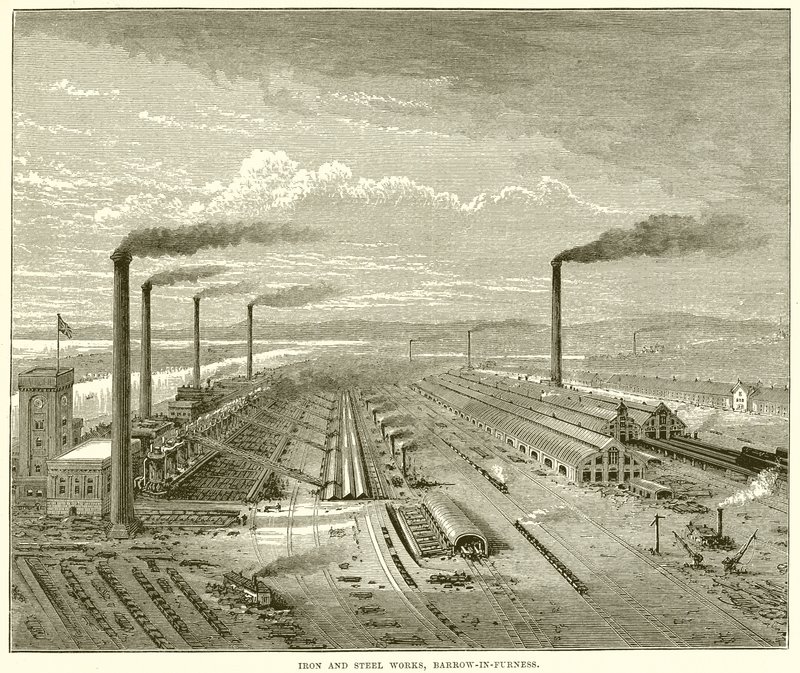 Obras de Ferro e Aço, Barrow-in-Furness de English School