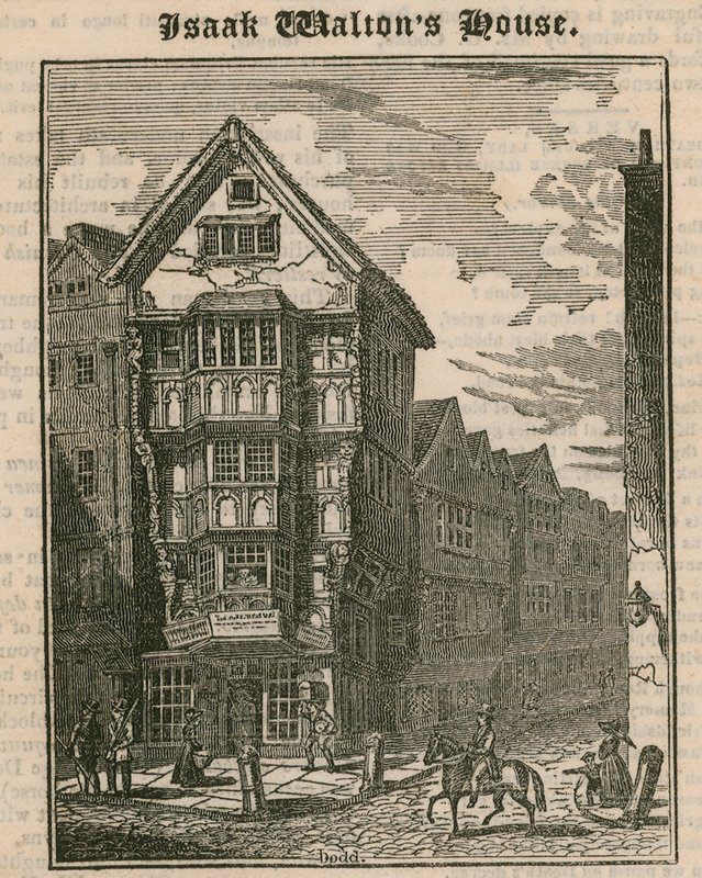 Casa de Isaak Waltons, rua da frota, Londres de English School